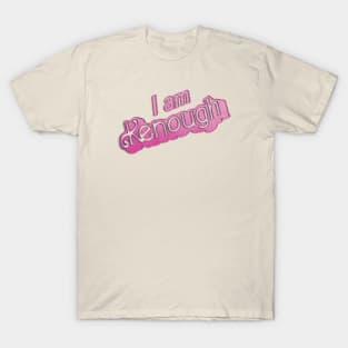 I Am Kenough Retro Pink Vintage T-Shirt